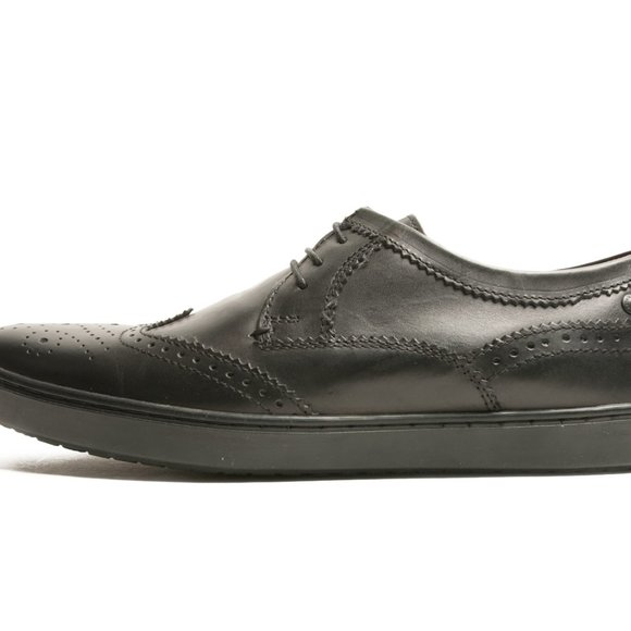 Base London Black Oxford Shoes - Picture 2 of 4